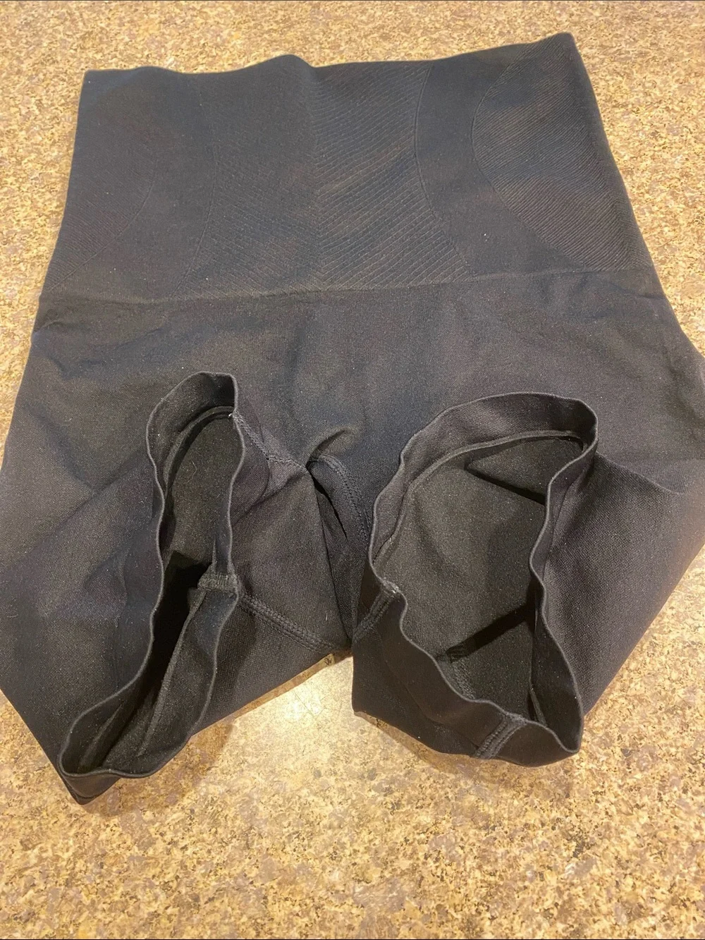 Nautica Intimates Smoothing Slimming Undergarment Shorts Black Large MUSTY SMELL